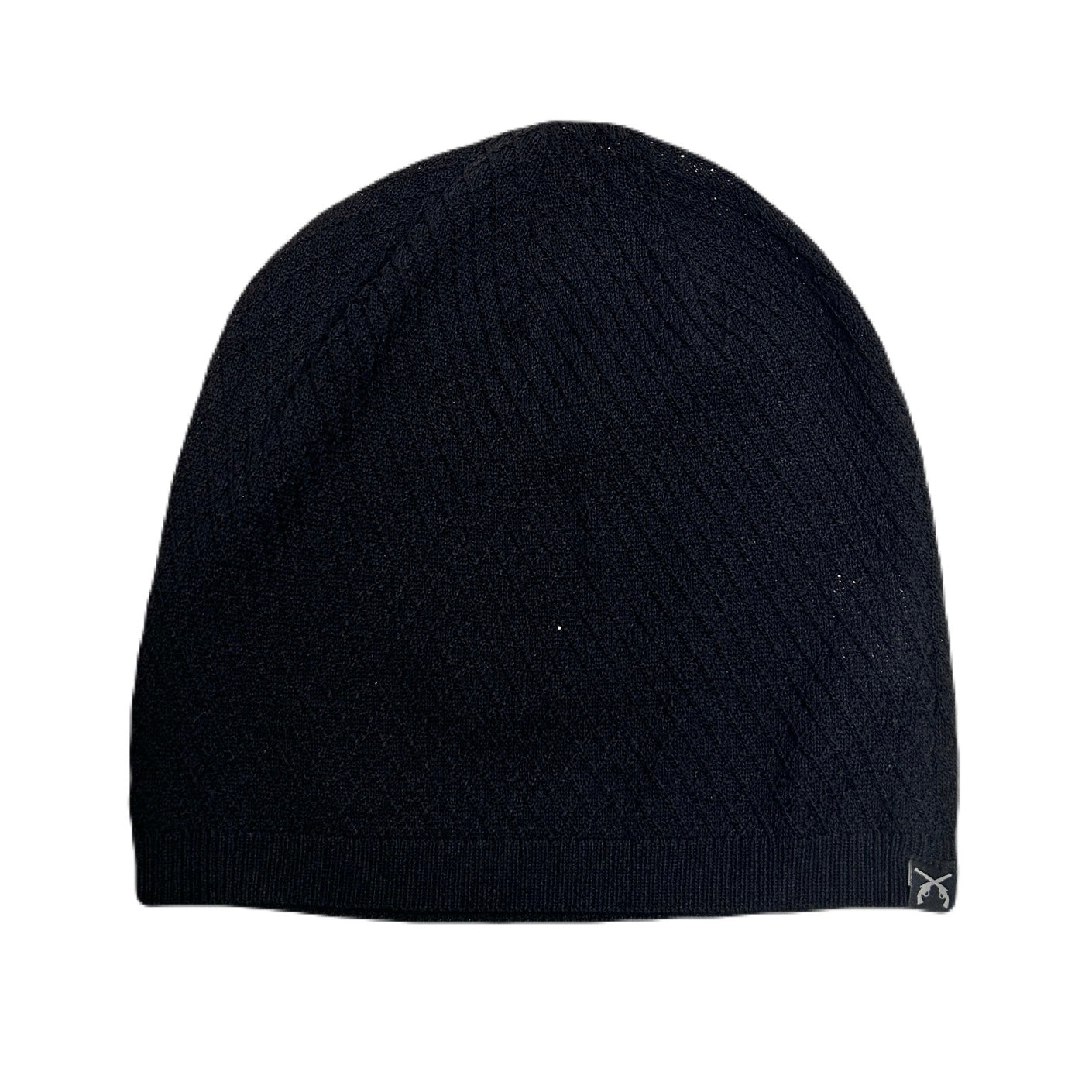 将图片加载到图库查看器，CROSSGUN CRYSTAL KNIT CAP / BLACK