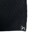 CROSSGUN CRYSTAL KNIT CAP / BLACK