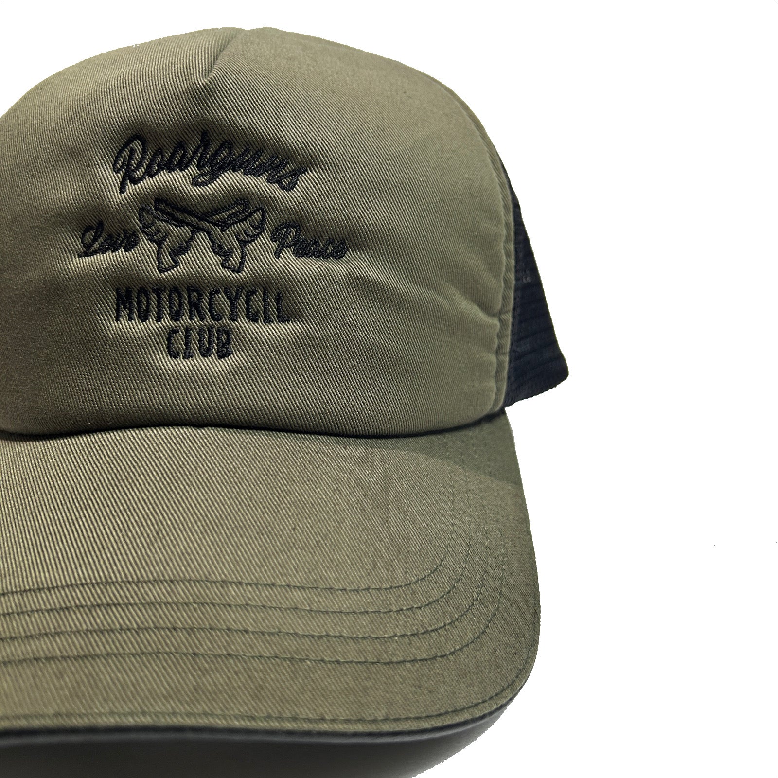将图片加载到图库查看器，ROARGUNS MOTORCYCLE CLUB BB CAP / KHAKI