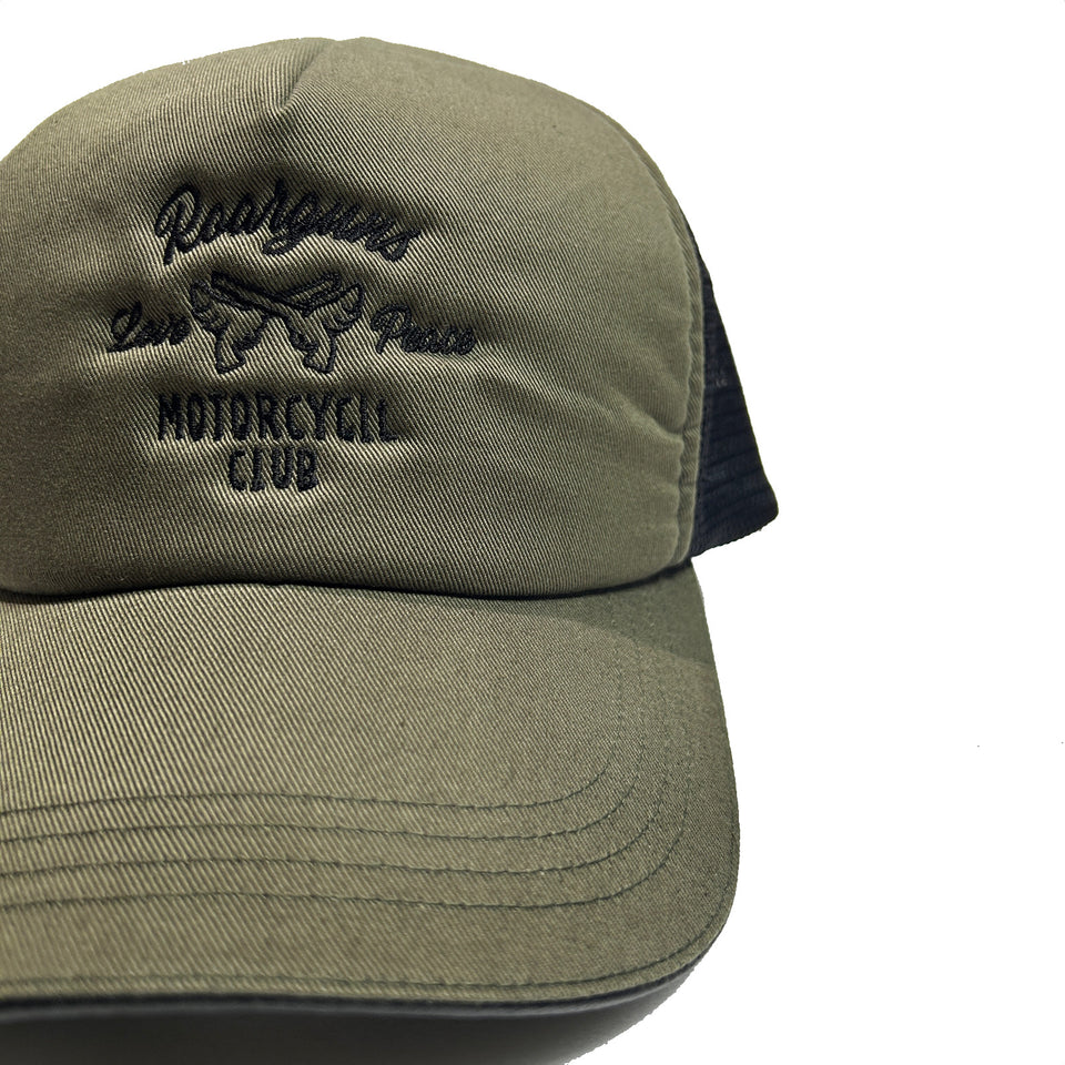将图片加载到图库查看器，ROARGUNS MOTORCYCLE CLUB BB CAP / KHAKI