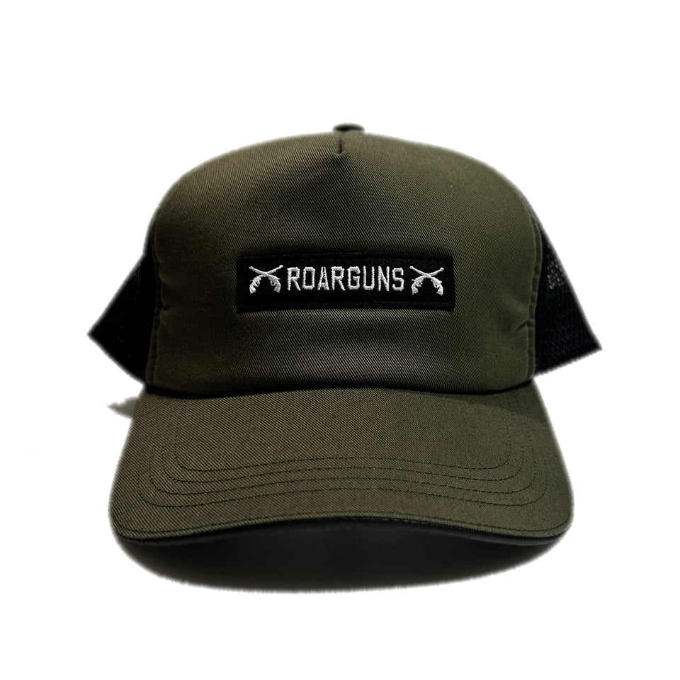 画像をギャラリービューアに読み込む, ROARGUNS LOGO WAPPEN BB CAP / KHAKI