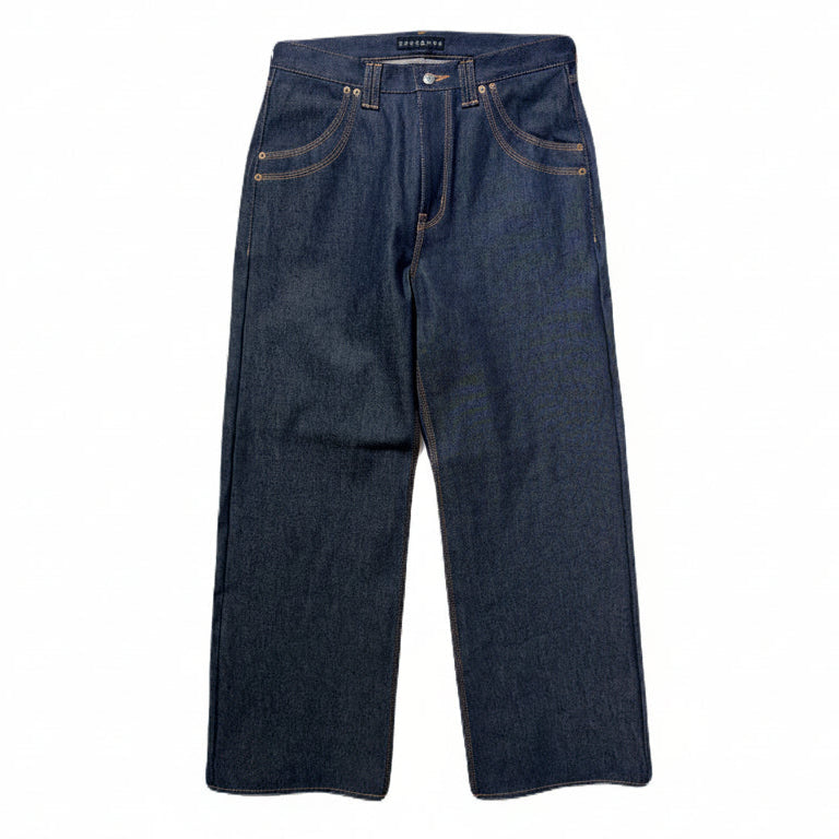画像をギャラリービューアに読み込む, RIGID DENIM WIDE PANTS / BLUE
