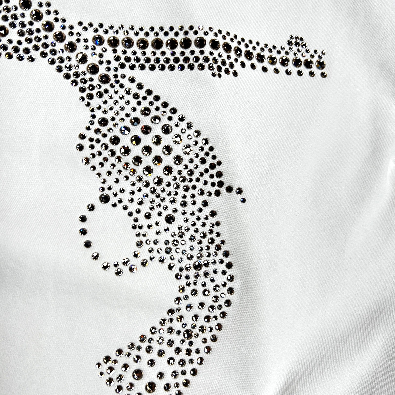 画像をギャラリービューアに読み込む, WOMENS CROSSGUN METAL SWEAT / WHITE