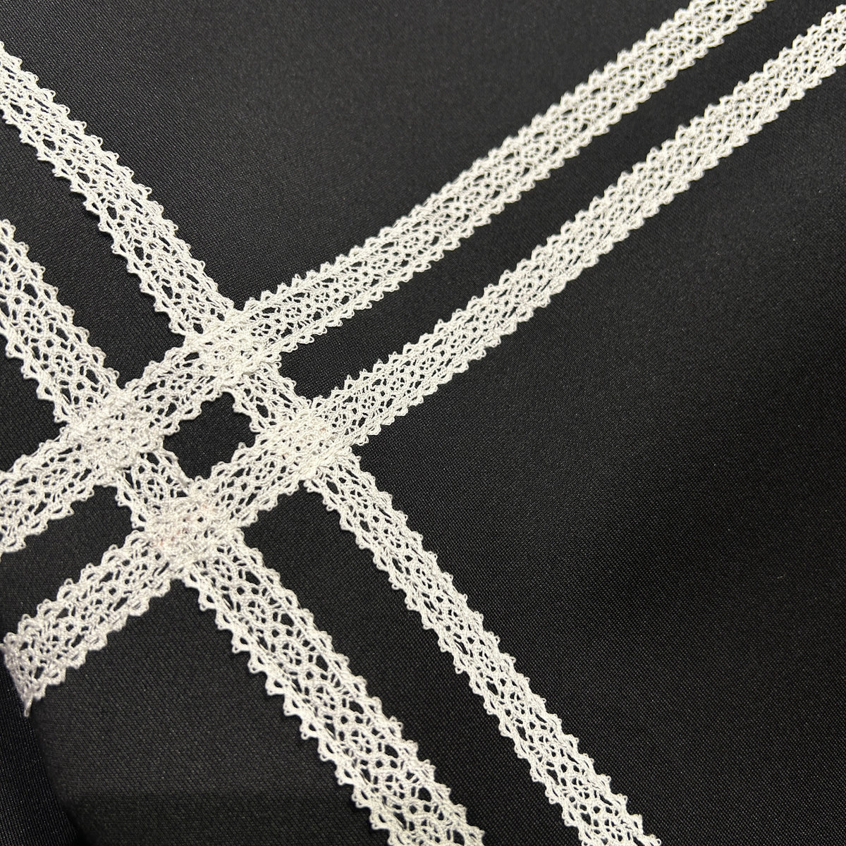 WOMEN CARDBORD JERSEY T / BLACK