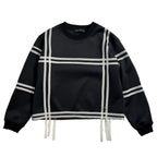 WOMEN CARDBORD JERSEY T / BLACK