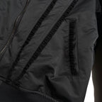 WOMEN RECYCLE POLYESTER MA-1 / BLACK