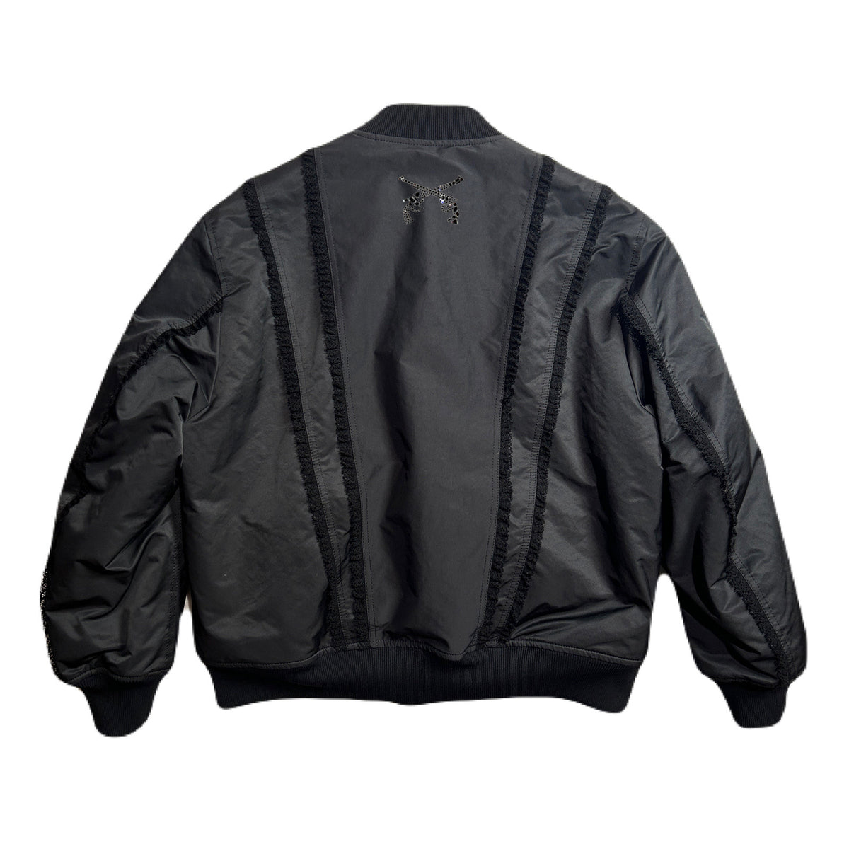 WOMEN RECYCLE POLYESTER MA-1 / BLACK