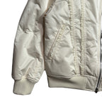 WOMEN RECYCLE POLYESTER MA-1 / WHITE