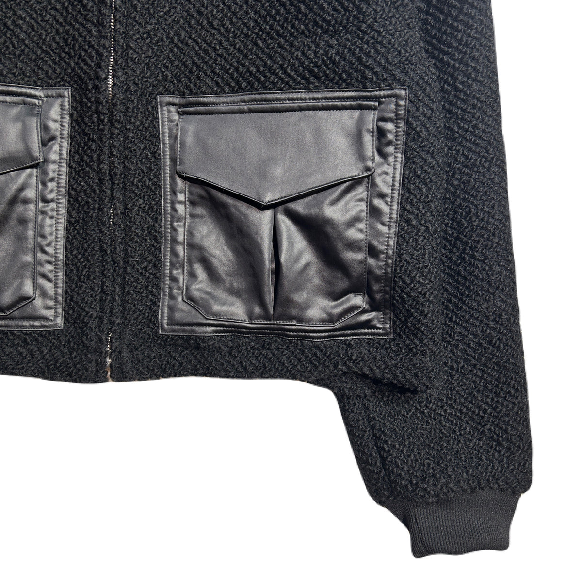 WOMEN ROVING TWEED JACKET / BLACK