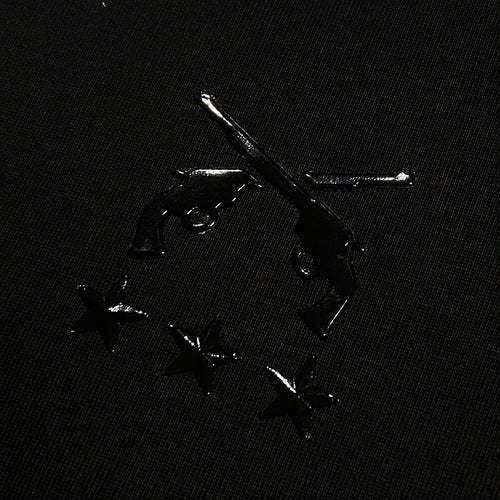 CROSSGUN 3 STARS TPU L/S T-SHIRT / BLACK