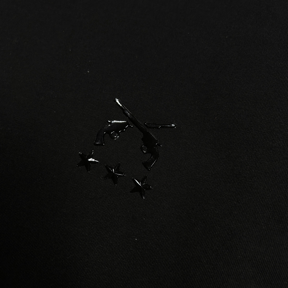 CROSSGUN 3 STARS TPU L/S T-SHIRT / BLACK