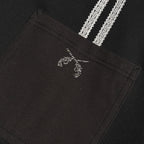 WOMEN CARDBORD JERSEY DRESS / BLACK