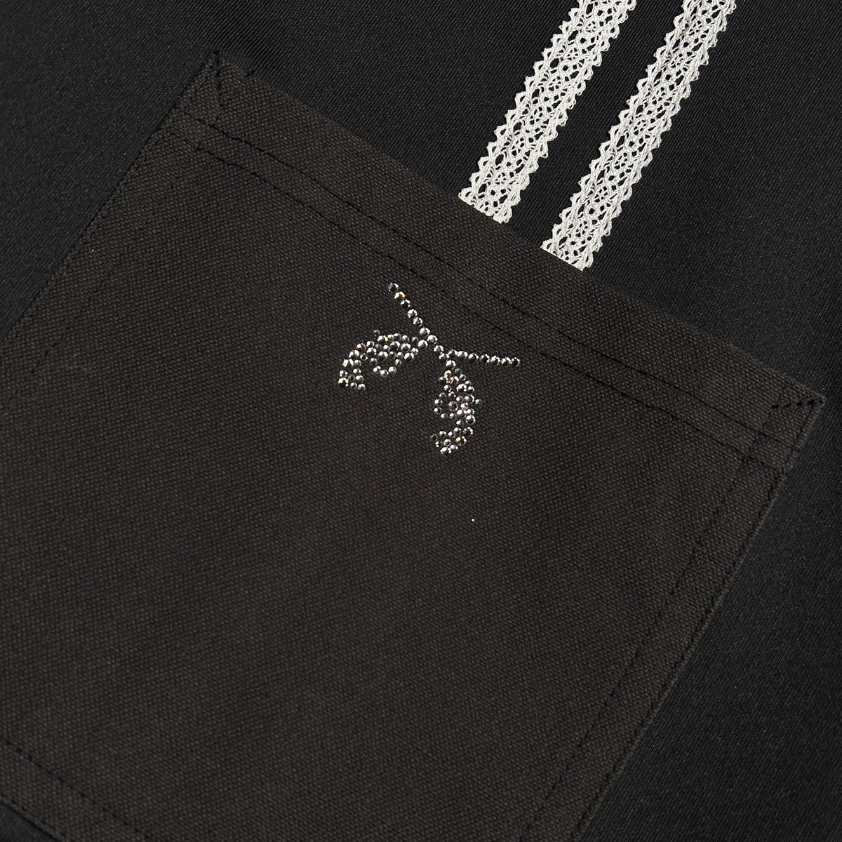 WOMEN CARDBORD JERSEY DRESS / BLACK