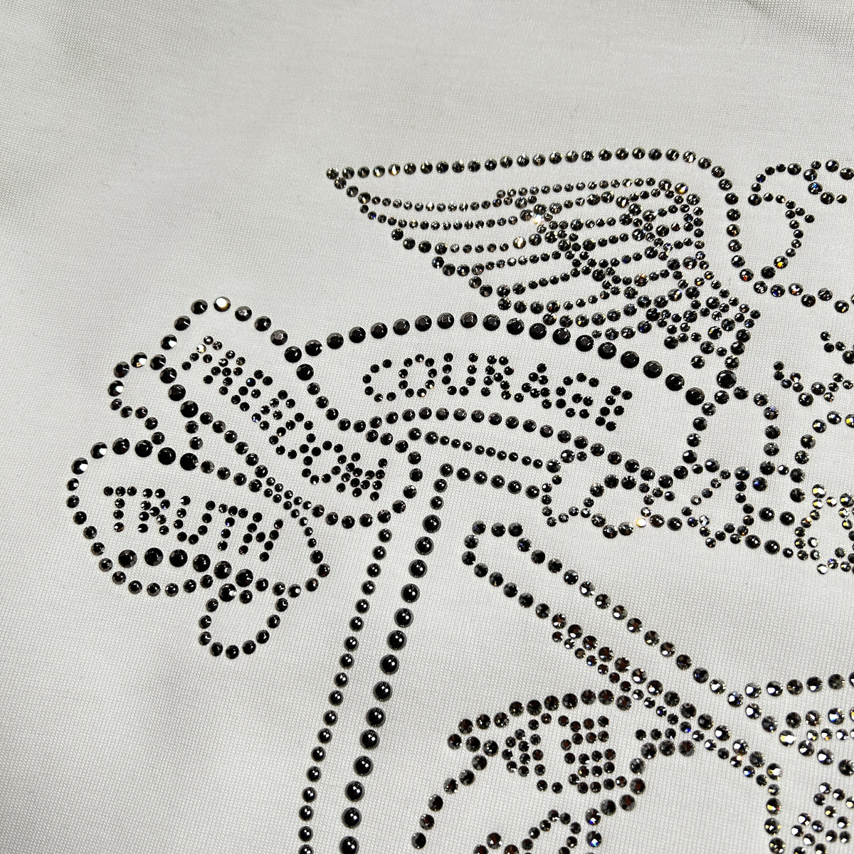 EAGLE CRYSTAL L/S T-SHIRT / WHITE