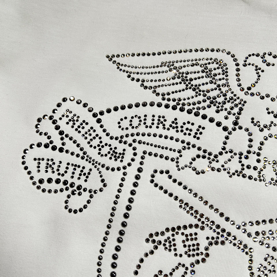 画像をギャラリービューアに読み込む, EAGLE CRYSTAL L/S T-SHIRT / WHITE