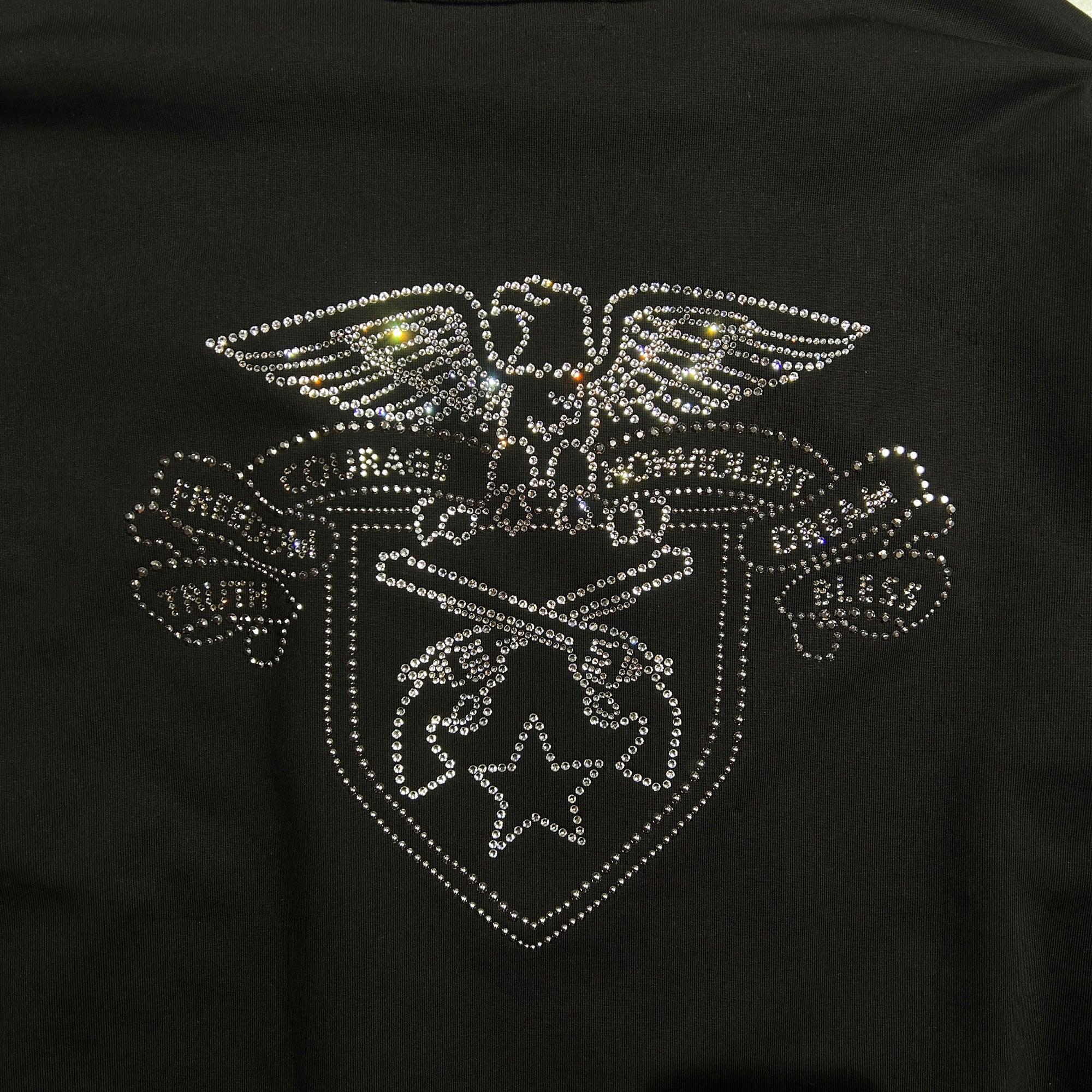 画像をギャラリービューアに読み込む, EAGLE CRYSTAL L/S T-SHIRT / BLACK