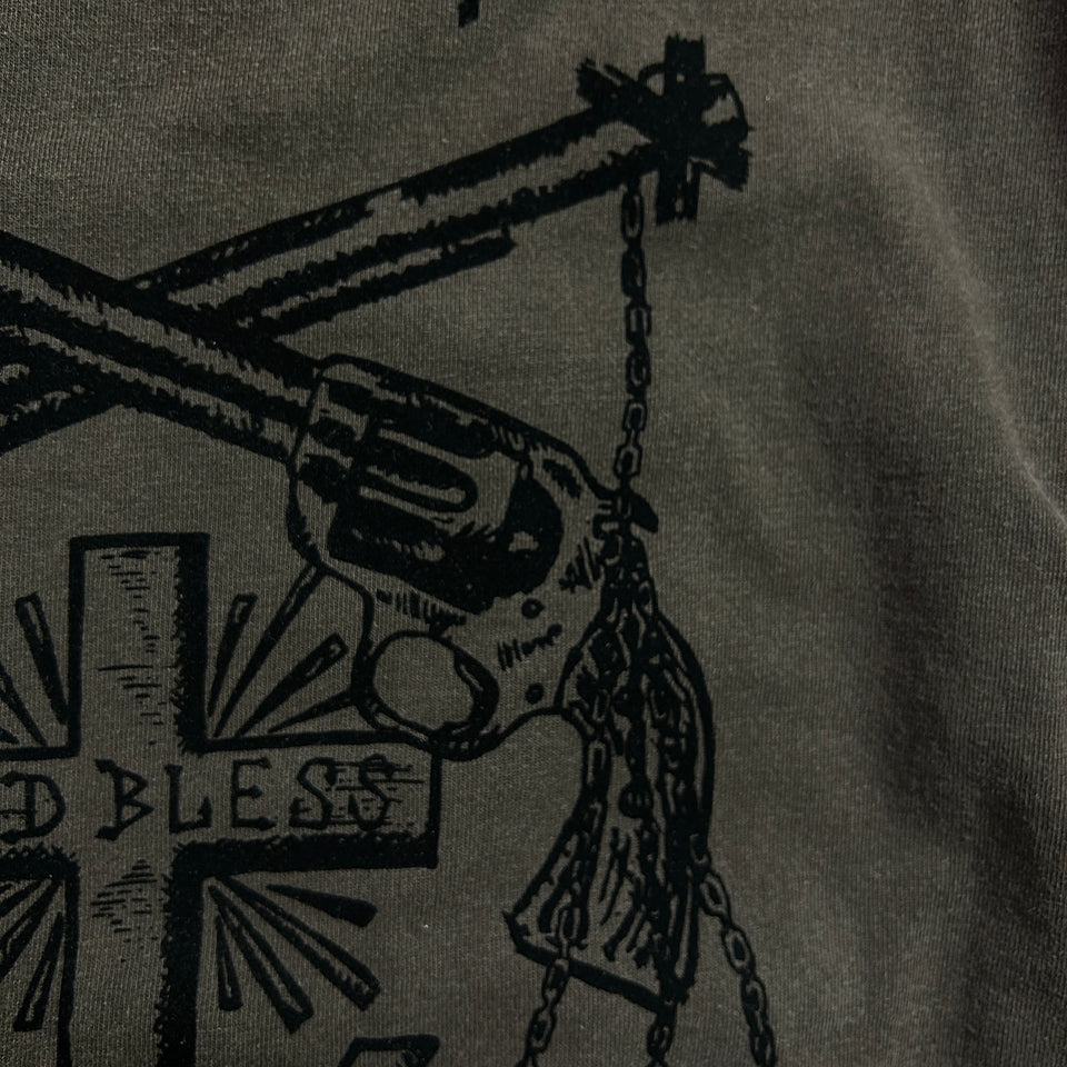 画像をギャラリービューアに読み込む, FROCKY PRINT L/S T-SHIRT / BROWN