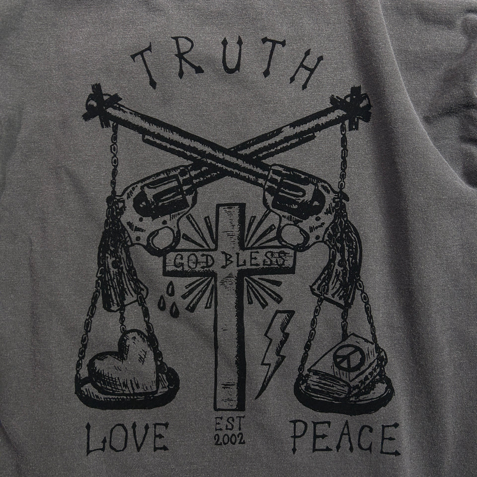 画像をギャラリービューアに読み込む, FROCKY PRINT L/S T-SHIRT / BLACK