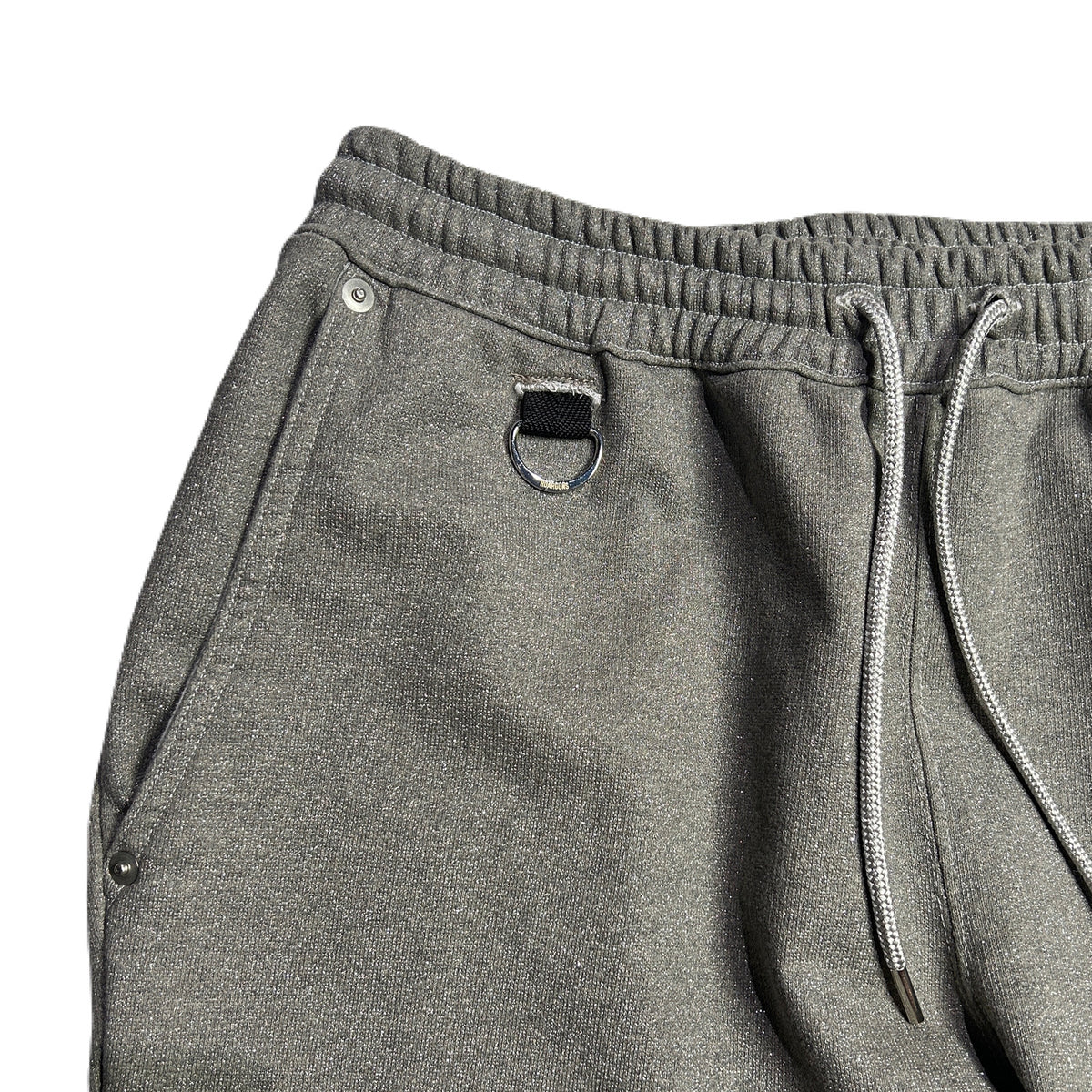 LAME FLEECY SWEAT PANTS / SILVER