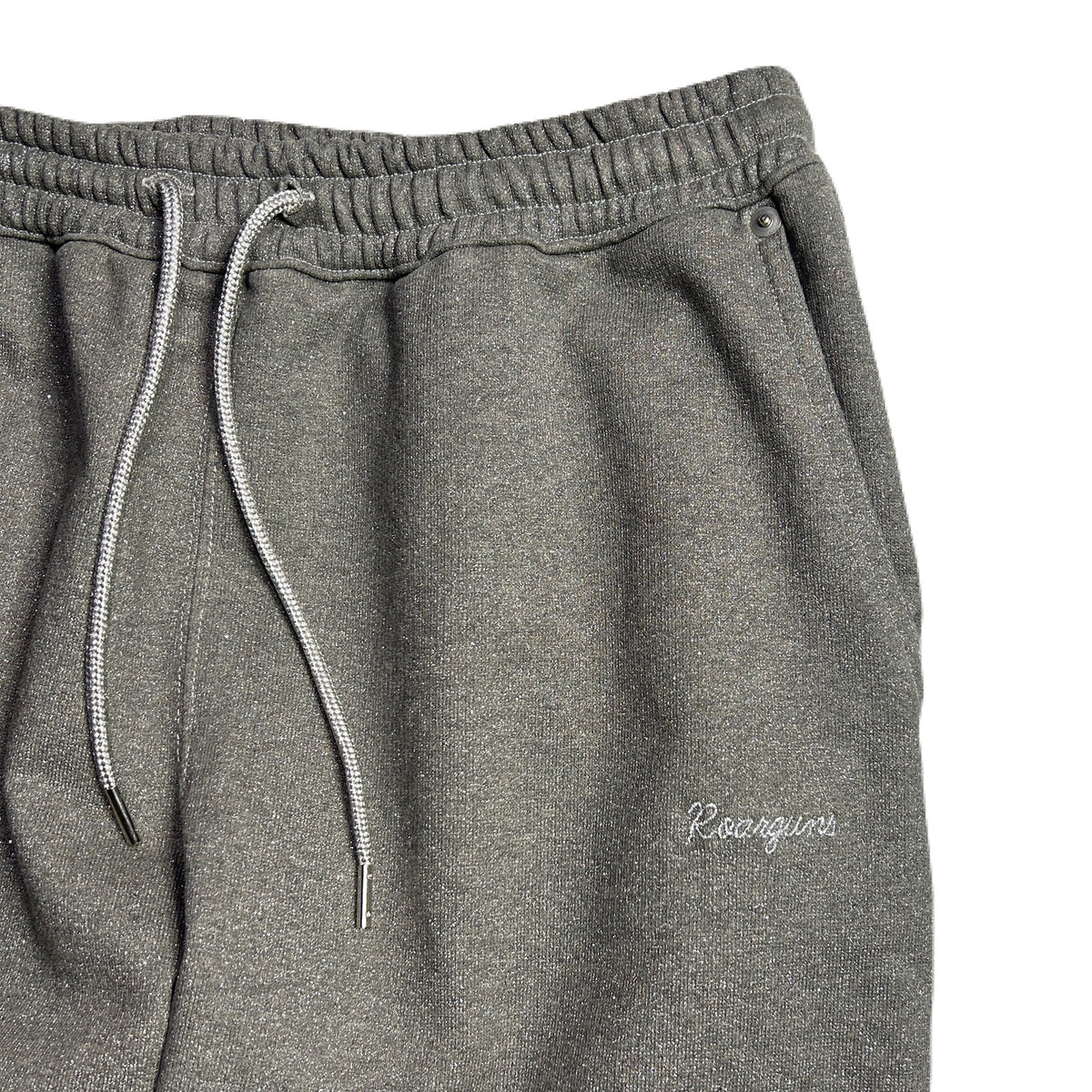LAME FLEECY SWEAT PANTS / SILVER