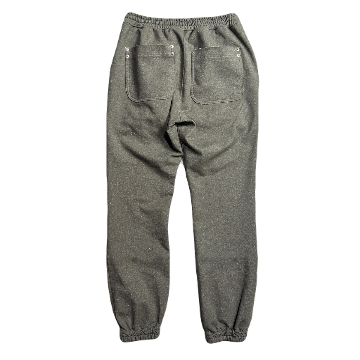 LAME FLEECY SWEAT PANTS / SILVER