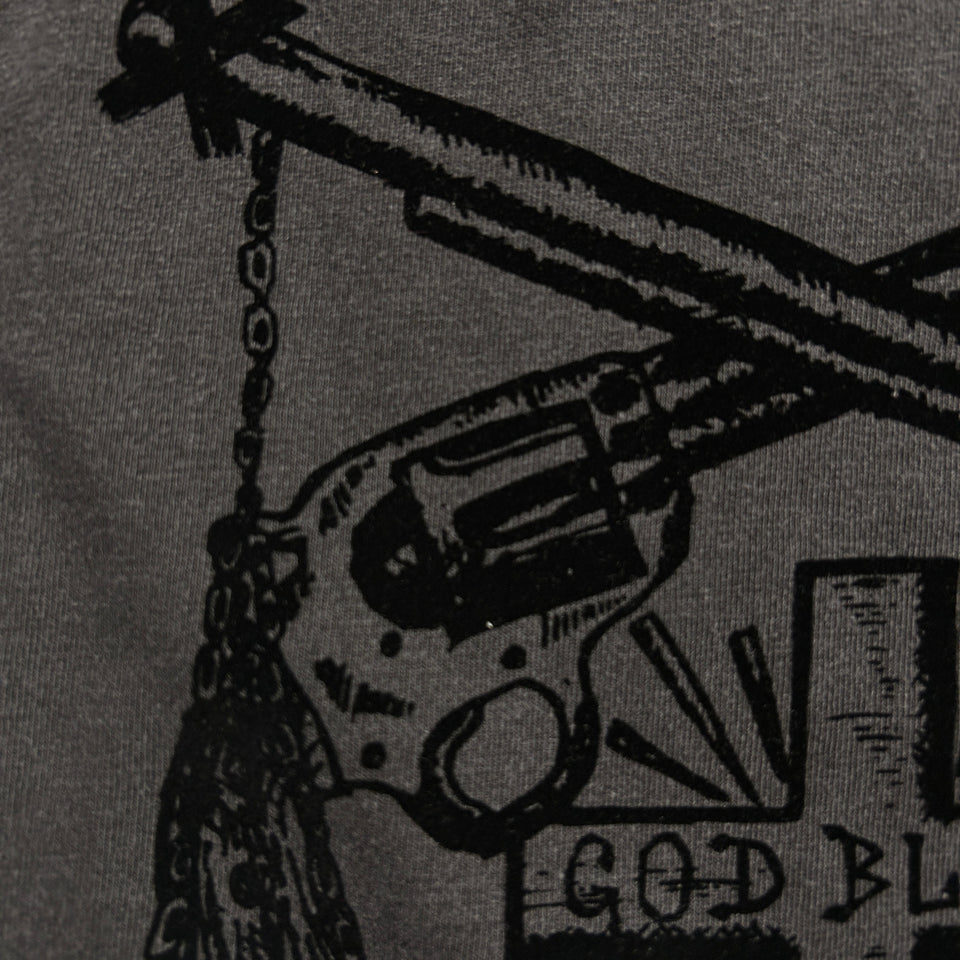 画像をギャラリービューアに読み込む, FROCKY PRINT L/S T-SHIRT / BLACK