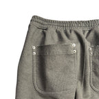 LAME FLEECY SWEAT PANTS / SILVER