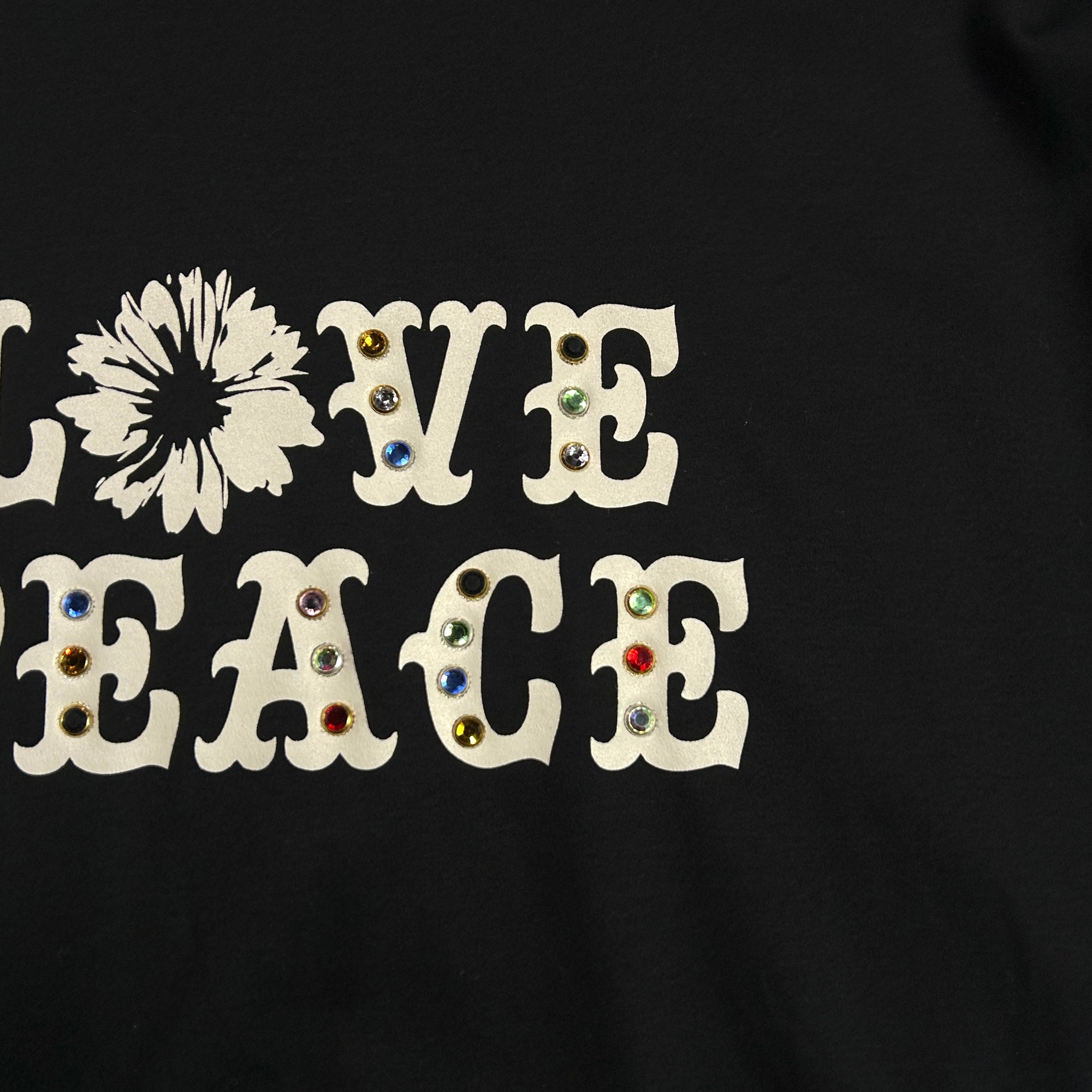 画像をギャラリービューアに読み込む, LOVE PEACE HOTFIX T-SHIRT / BLACK