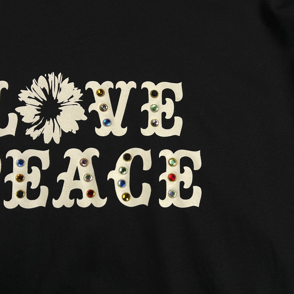 画像をギャラリービューアに読み込む, LOVE PEACE HOTFIX T-SHIRT / BLACK