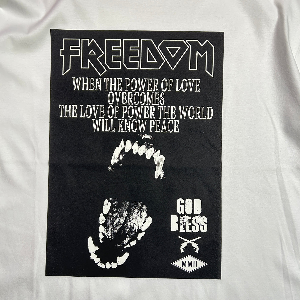 FREEDOM ROAR T-SHIRT / WHITE