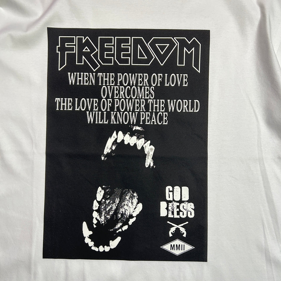 画像をギャラリービューアに読み込む, FREEDOM ROAR T-SHIRT / WHITE