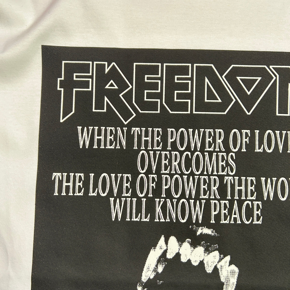FREEDOM ROAR T-SHIRT / WHITE