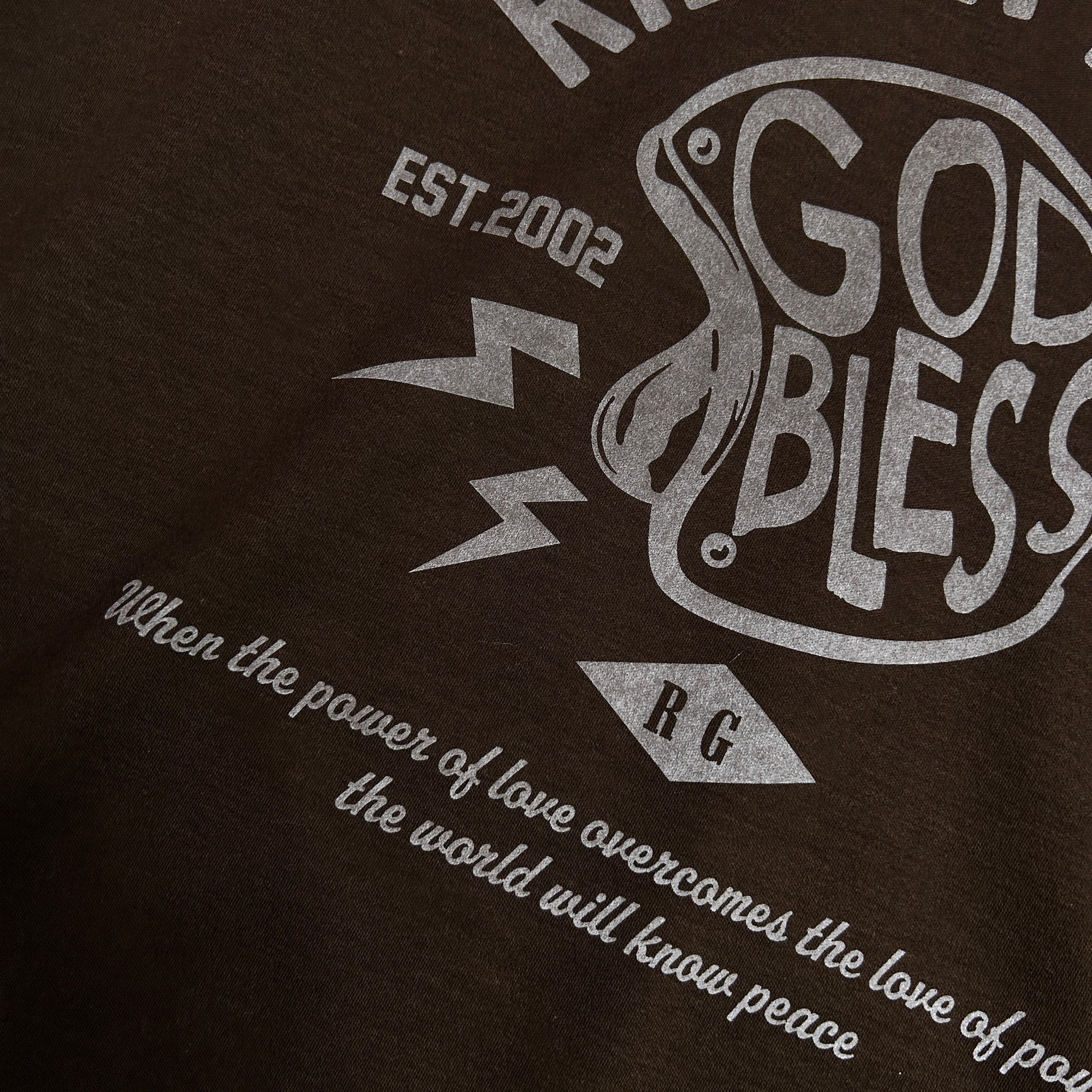 画像をギャラリービューアに読み込む, RIDE IN PEACE L/S T-SHIRT / BROWN