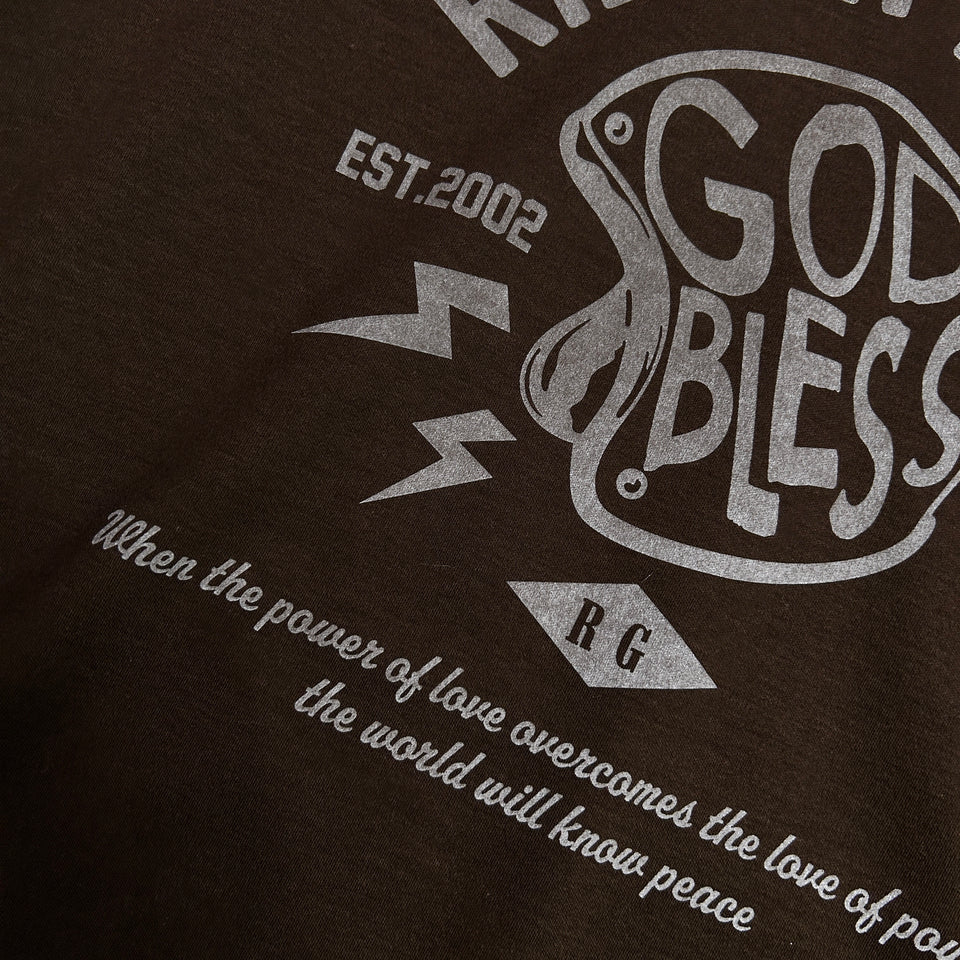 画像をギャラリービューアに読み込む, RIDE IN PEACE L/S T-SHIRT / BROWN