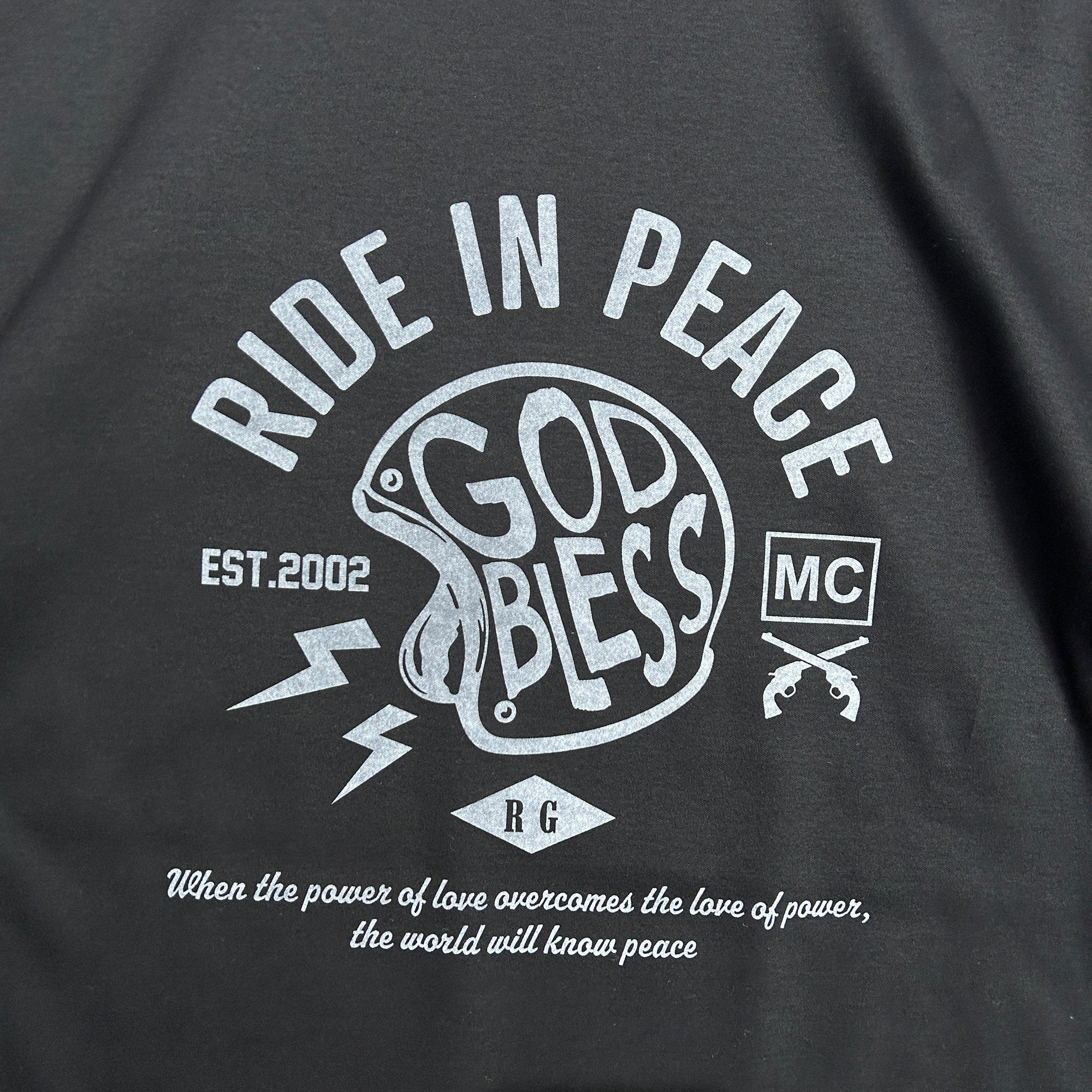 画像をギャラリービューアに読み込む, RIDE IN PEACE L/S T-SHIRT / BLACK