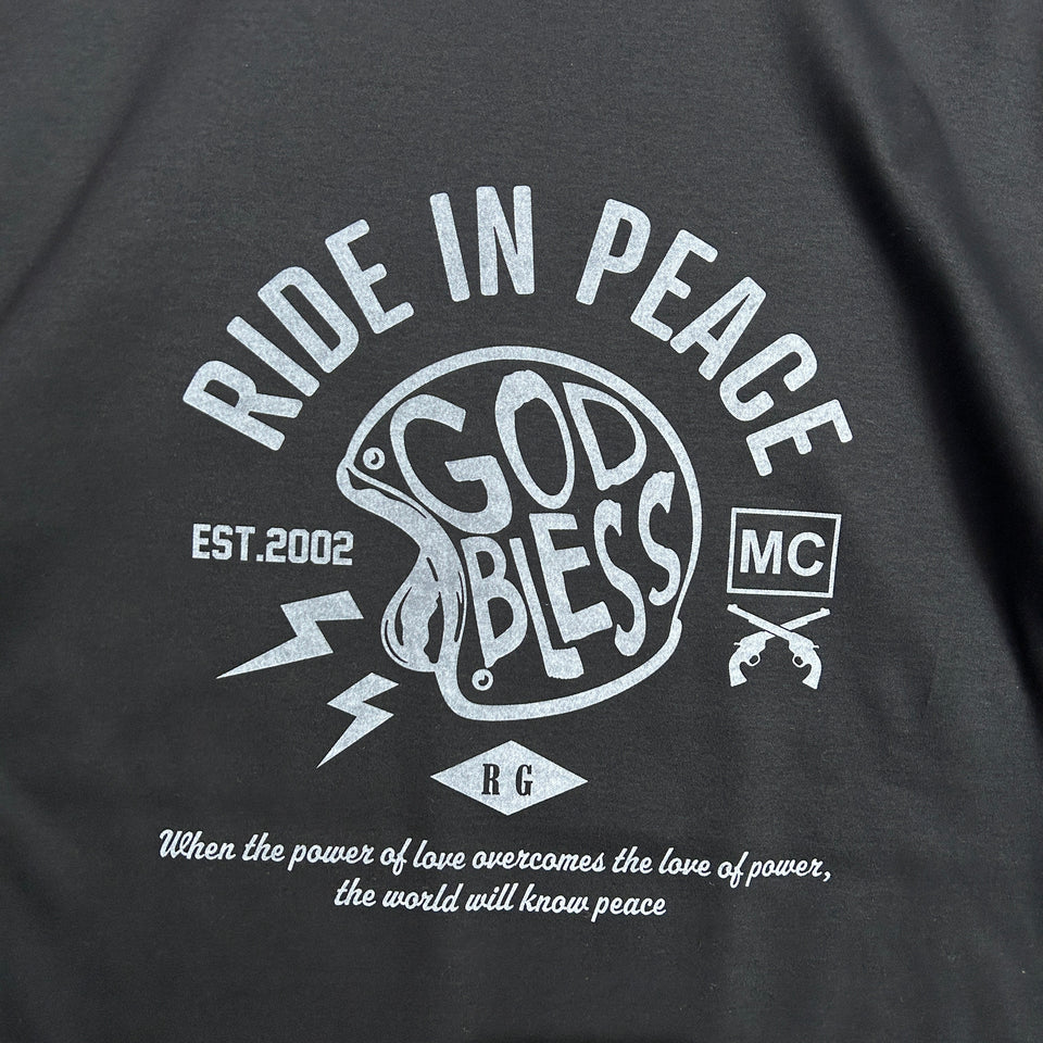 画像をギャラリービューアに読み込む, RIDE IN PEACE L/S T-SHIRT / BLACK