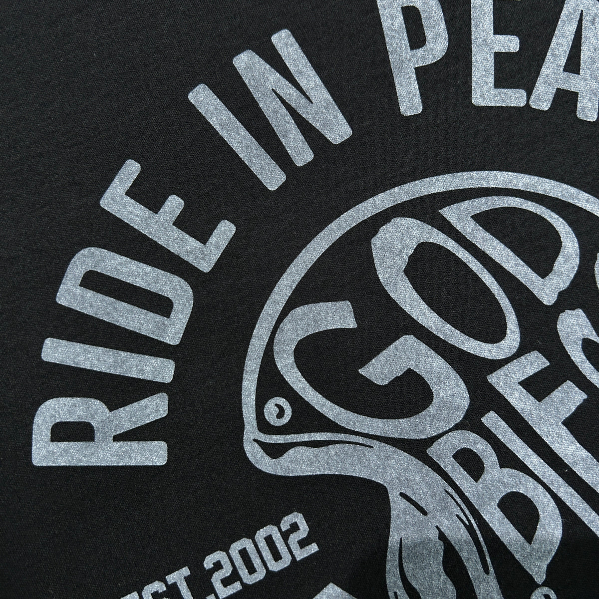 RIDE IN PEACE L/S T-SHIRT / BLACK