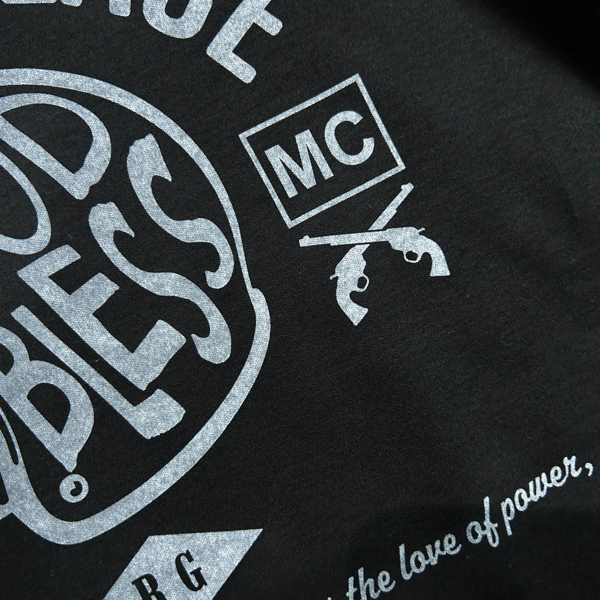 RIDE IN PEACE L/S T-SHIRT / BLACK