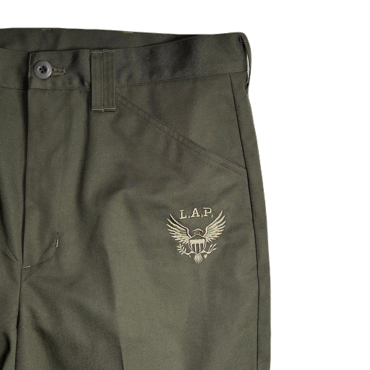 CHINO CLOTH PANTS EAGLE / GRAY