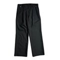 PEACH SKIN WIDE PANTS / BLACK