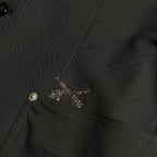 PEACH SKIN JACKET CROSSGUN / BLACK