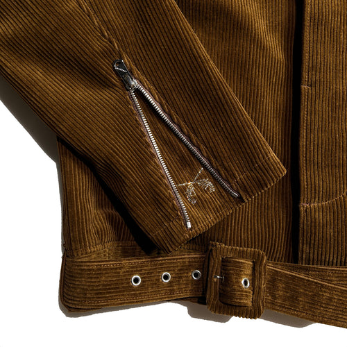 CORDUROY RIDERS JACKET / BROWN