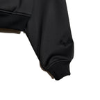 WOMEN CARDBORD JERSEY JACKET / BLACK