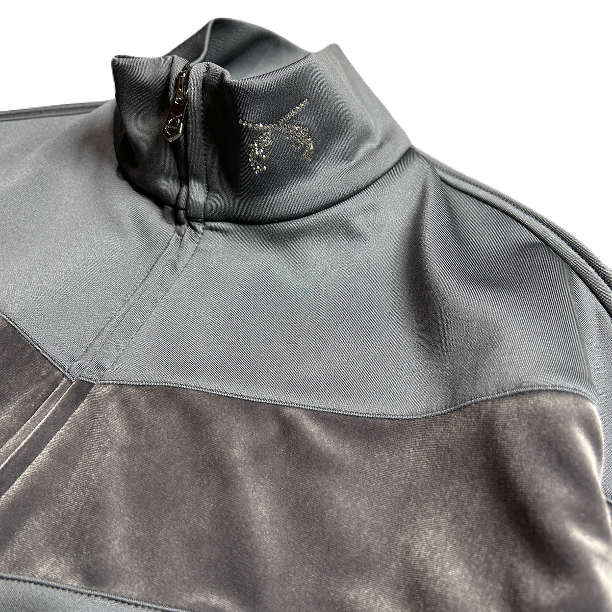 WOMEN CARDBORD JERSEY JACKET / GRAY