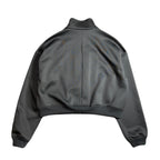 WOMEN CARDBORD JERSEY JACKET / GRAY