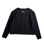 WOMEN HEAVY JERSEY CROSSGUN T / BLACK