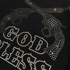 METAL CROSSGUN GOD BLESS T / BLACK