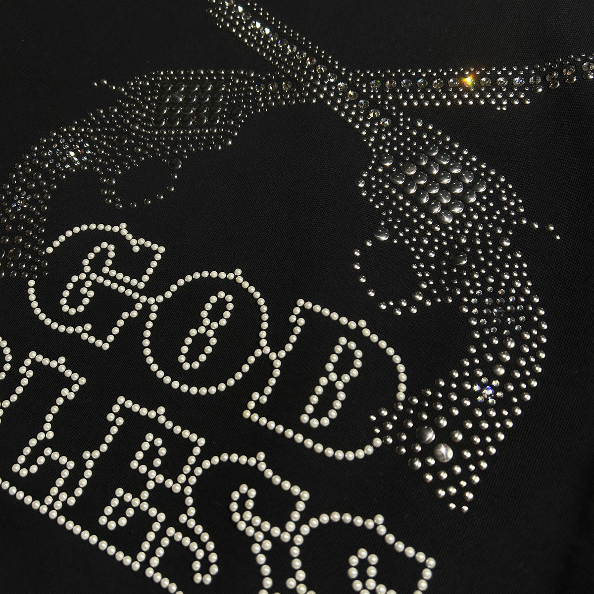 METAL CROSSGUN GOD BLESS T / BLACK