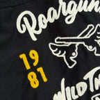 roarguns × WILD THINGS SHORT MONSTER PARKA (CHAIN STITCH) / BLACK