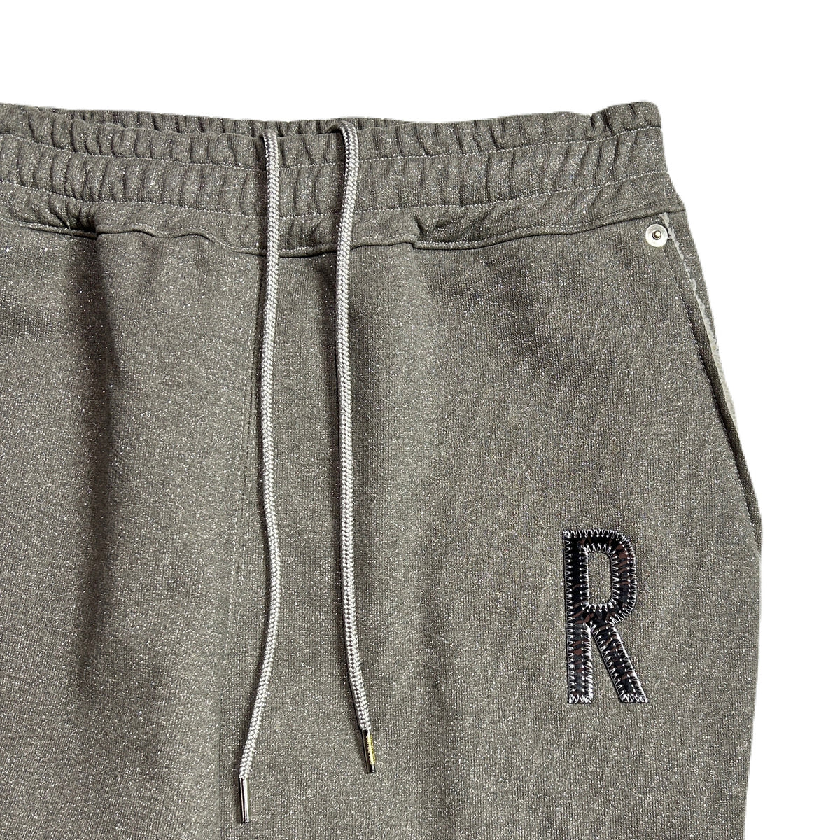 WOMEN LAME FLEECY PANTS / GRAY